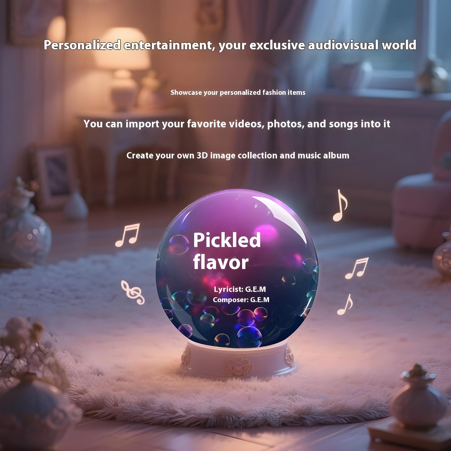 The Magic Crystal Ball — Hold the Breathing Memories in Your Hand.(BUY 2 FREE SHIPPING)
