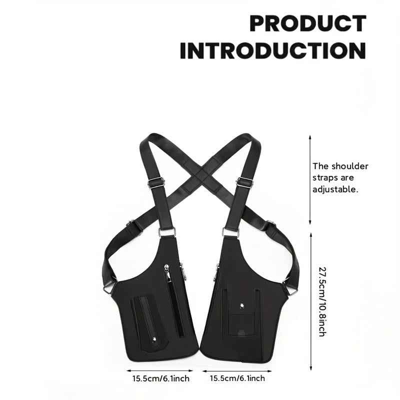 🔥Last Day 48% OFF-Premium Leather Adjustable Underarm Shoulder Bag for Men
