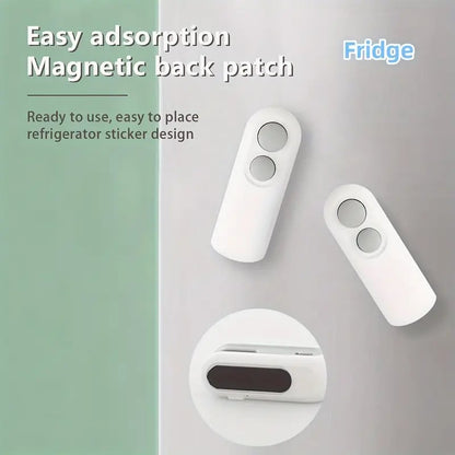 Kleiner wiederaufladbarer magnetischer 2-in-1-Snack-Versiegeler