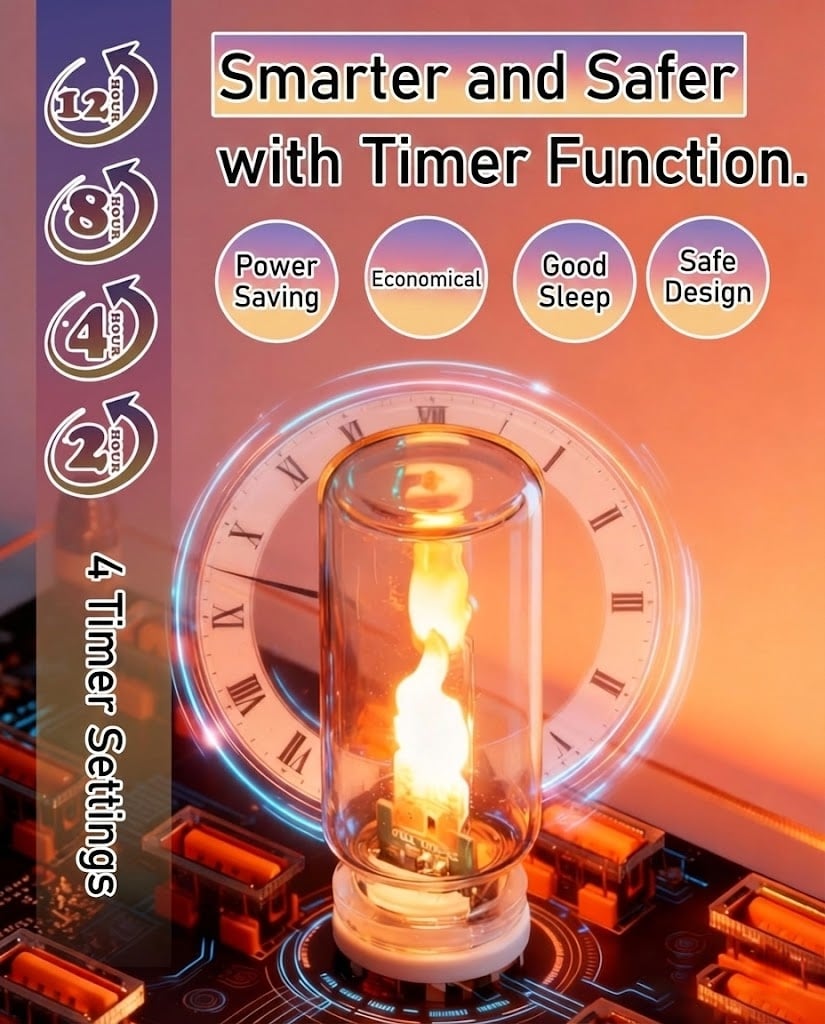 USB Flame Ambiance Light