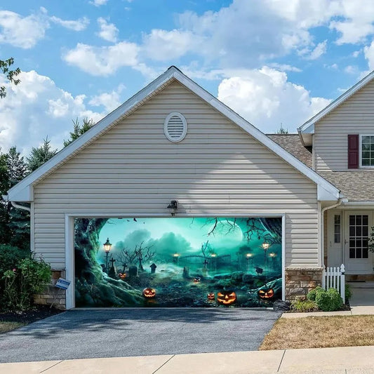 🏆10K+ SOLD LAST WEEK! 49% OFF NOW - 🎃Halloween Garage Door Cover