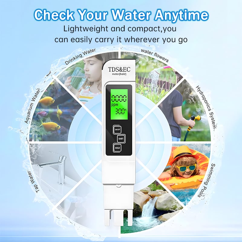 🚰🔥2026 All-New 4 in 1 Digital Water Tester