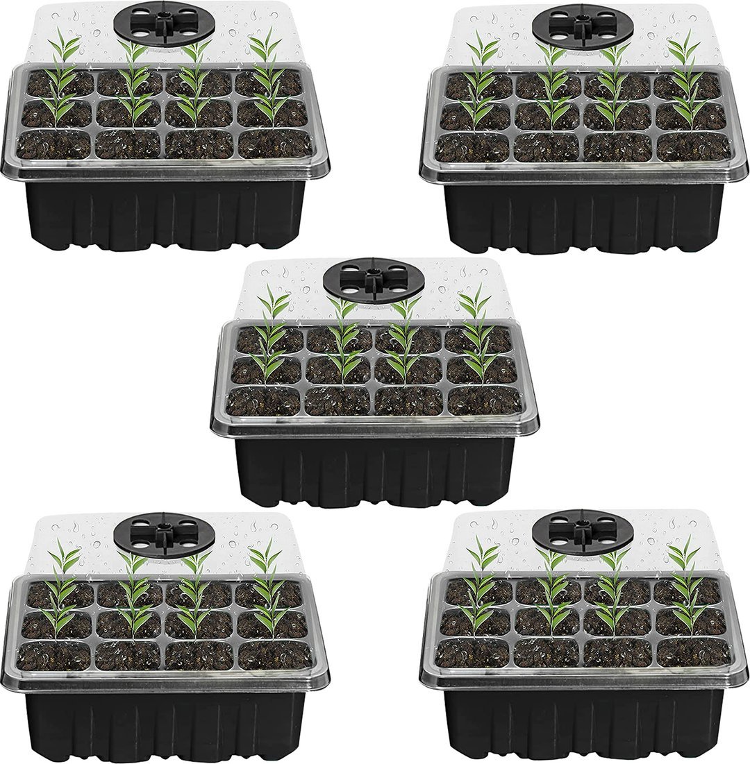 Last day Only $4.33 each - Adjustable Humidity Seed Starter Trays