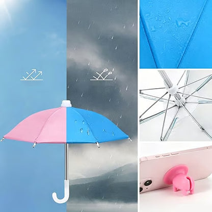 🏖️Phone Umbrella Suction Cup Stand-- Blocks Heat & Reduces Glare & Hands-Free Shade