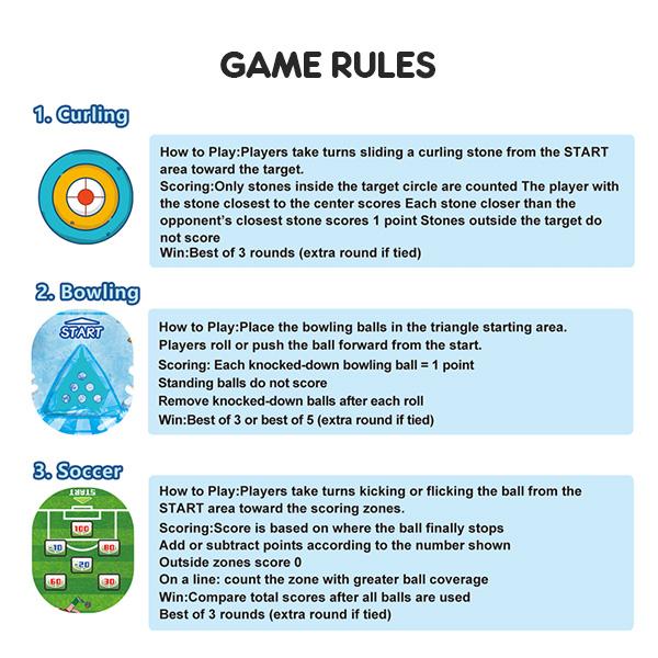 🔥2026 Hot Sale 50% OFF!🎉 3-in-1 Desktop Sports Game Set