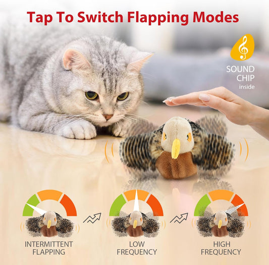 SmartBird 🐦⚡ | The Self-Play Cat Toy That Never Gets Bored!