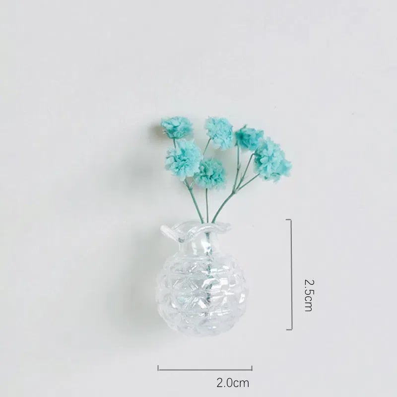 🌸 Handcrafted Mini Ceramic Bud Vase Fridge Magnet