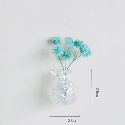 🌸 Handcrafted Mini Ceramic Bud Vase Fridge Magnet