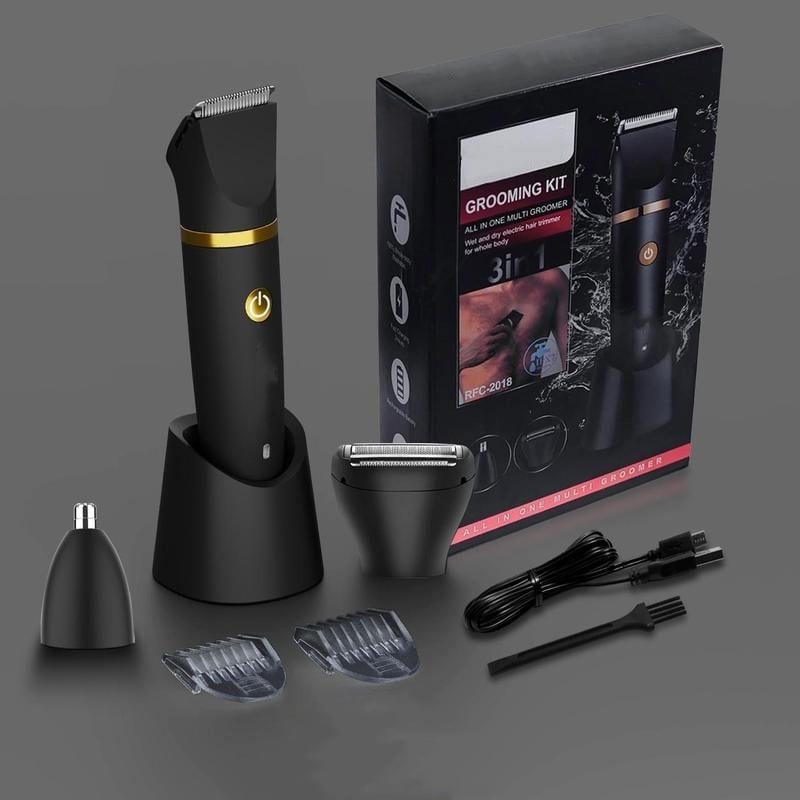 💥Hot Sale-3 in 1 Electric Body Hair Trimmer for Men