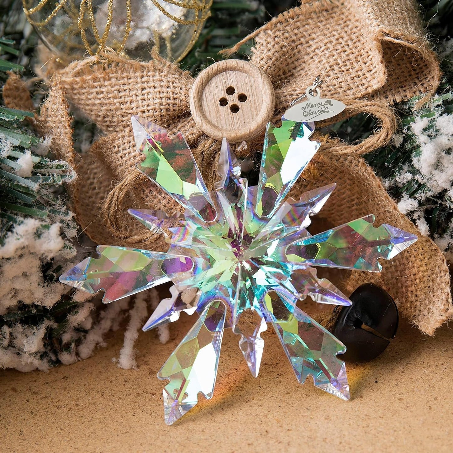 💖Perfect Gift❄️Crystal Snowflake Suncatcher