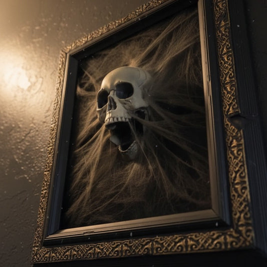 💀Handgefertigter 3D-Totenkopf-Fotorahmen 