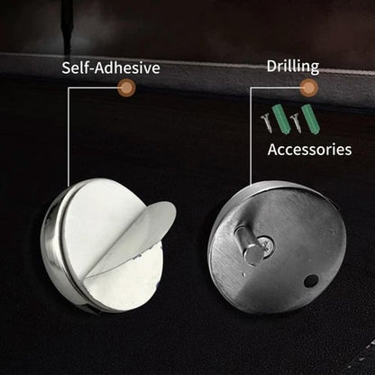 🔥HOT SALE🔥Hidden Stainless Steel Rubber Dual-use Door Stopper Door Holders