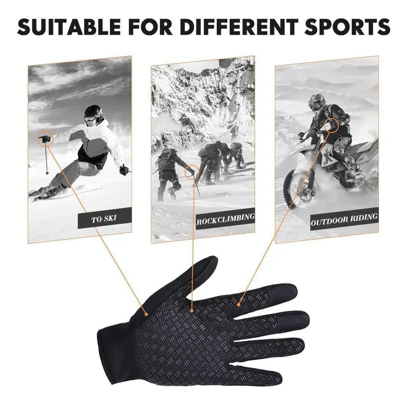 🏆 Ultimate Waterproof & Windproof Thermal Non-Slip Gloves
