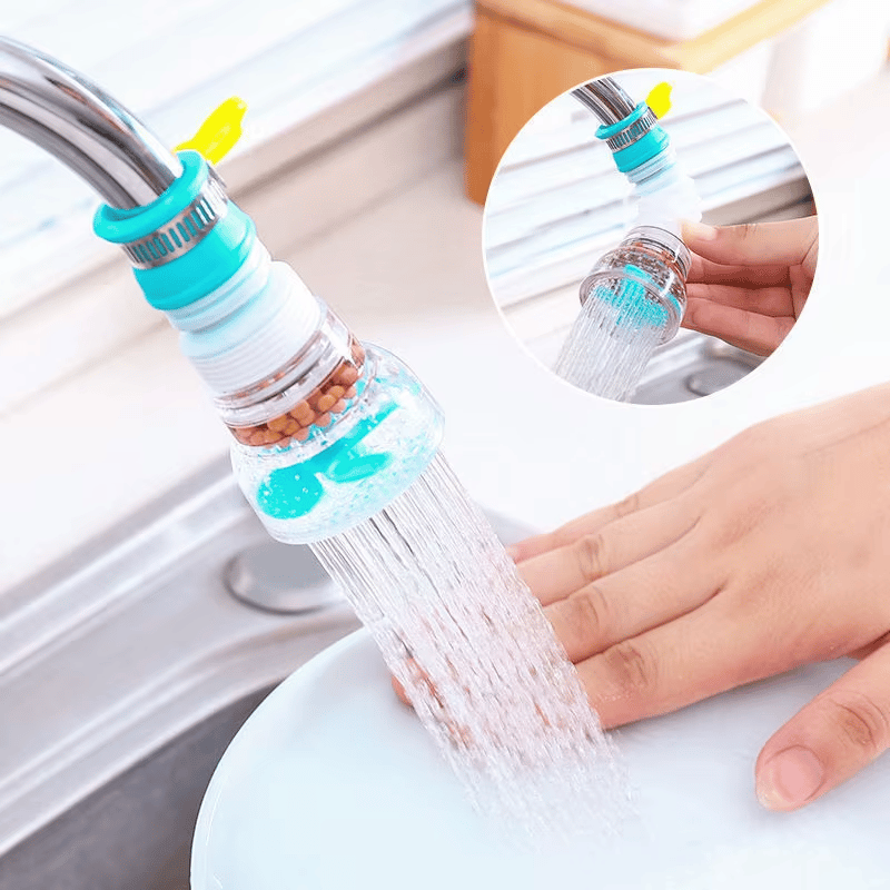 💧Retractable Anti-Splash Faucet – Water Quality Filter