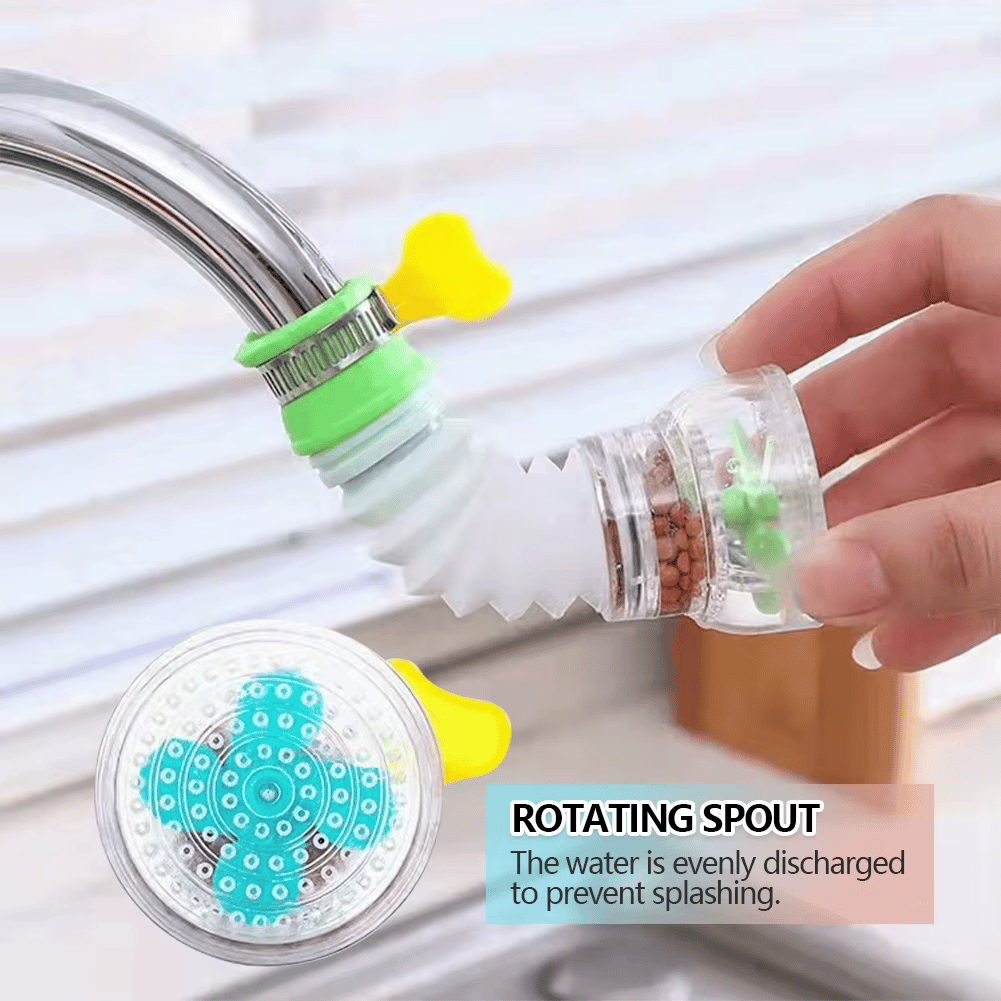 💧Retractable Anti-Splash Faucet – Water Quality Filter