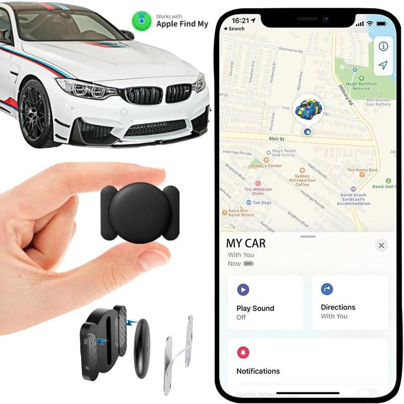 📍 Mini Magnetic GPS Tracker – Portable Anti-Theft & Real-Time Location Device