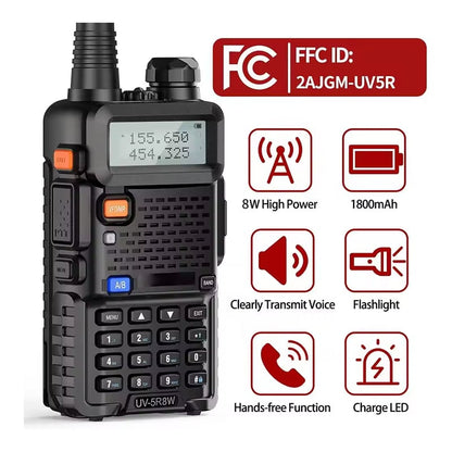 📻✨ UV-5R Dual Band Ham Radio – Stay Connected Anywhere! 🌍🚶‍♂️