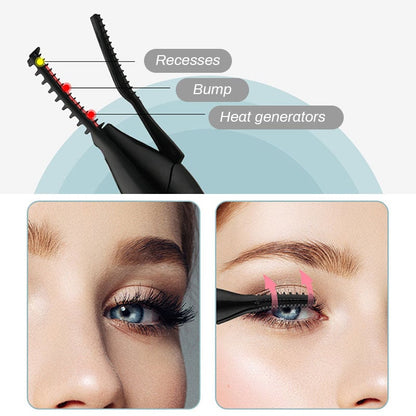 🔥Electric Eyelash Curler for Instant Glam Blink & Dazzle! ️
