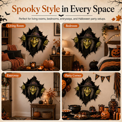 🎃Halloween Break-In 3D Wall Decals
