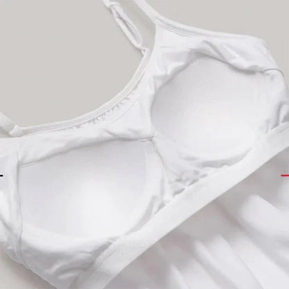 🏆Loose-fitting Tank Top With Built-in Bra