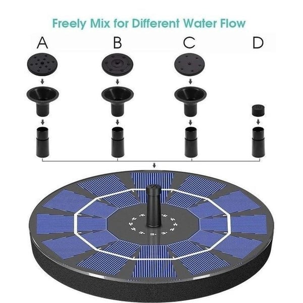 🔥2025 New Upgraded Solar Powered Fountain for Garden