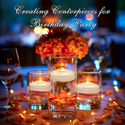 🕯️ Water-Activated Floating LED LED candle shape – Flameless Waterproof Ambiance for Any Occasion
