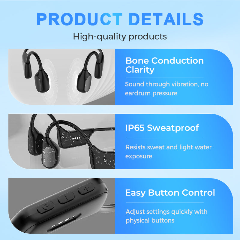 Feel the Joy. Shop the Season 🎄💖 💥 LIMITED TIME OFFER!🔥 Bone Conduction Smart Hearing Aid Bluetooth Earphones