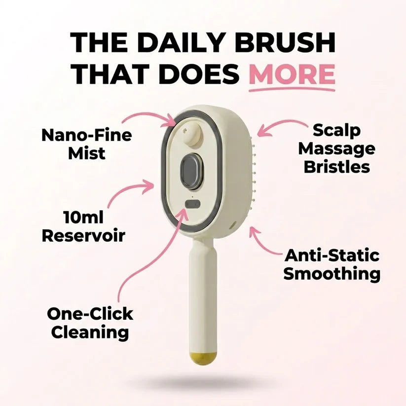 🔥Electric Spray Air Cushion Massage Comb--Faster and more effective home hair care tools
