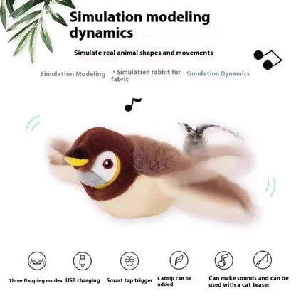 SmartBird 🐦⚡ | The Self-Play Cat Toy That Never Gets Bored!
