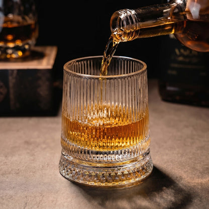 🥃 Rotating Whiskey Glass