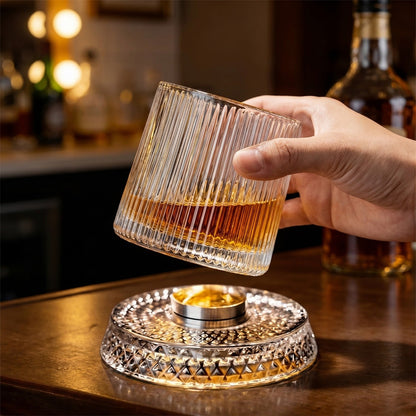 🥃 Rotating Whiskey Glass