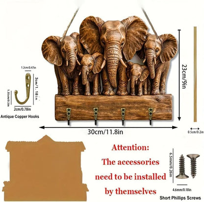 ⏰Final 3 Hours🎉🎁 Highland Cow Key Holder - Rustic Home Decor