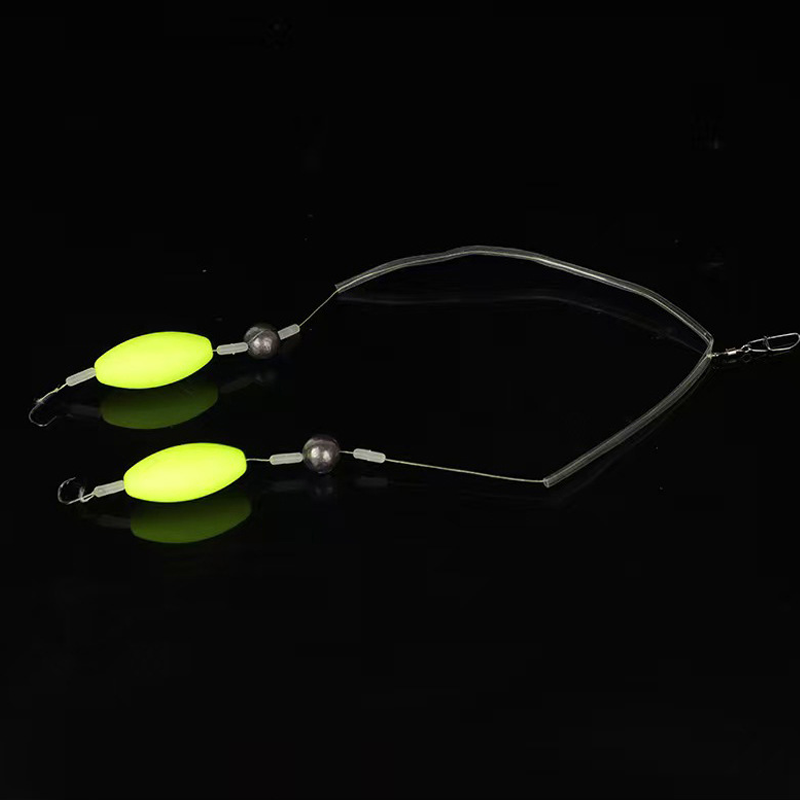🎣🔥 Upgraded Double-Hook Floating Bottom Rig – Anti-Tangle Design & Higher Hook-Up Success Rate