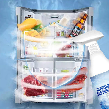 ❄️ Freezer Ice Remover Spray – Rapid Defrost & Easy Cleaning 🎁 Free Scraper Included
