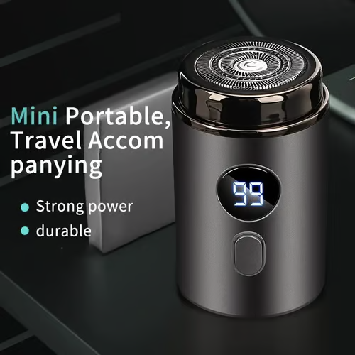 🔥Hot Promotion 49% OFF🔥Men's powerful mini electric shaver with digital display