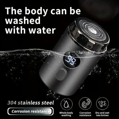 🔥Hot Promotion 49% OFF🔥Men's powerful mini electric shaver with digital display
