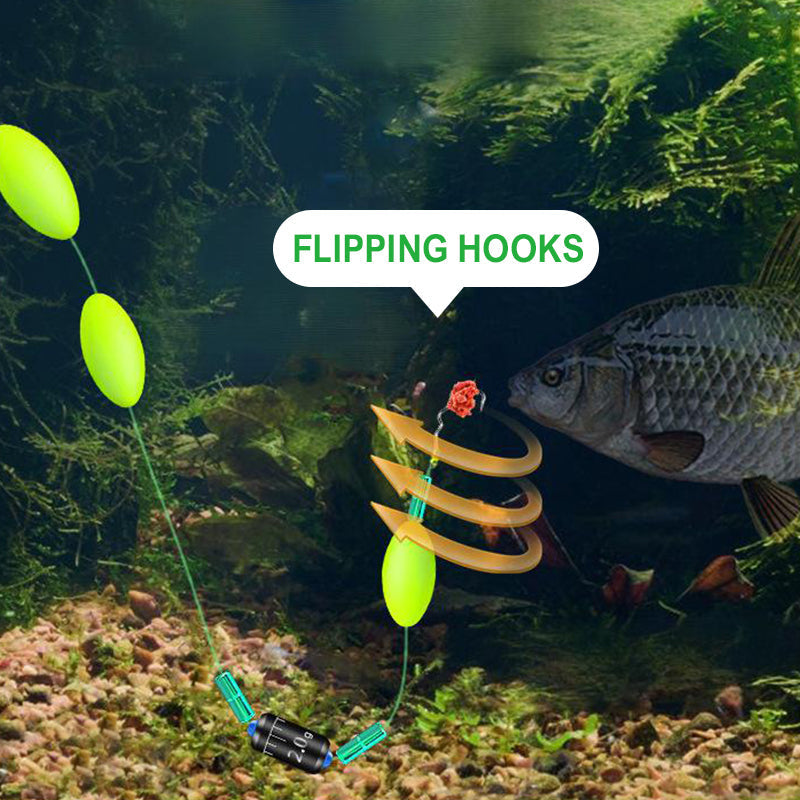 🎣 Ready-to-Fish Hover Rig Kit – Self-Adjusting & Tangle-Free Design