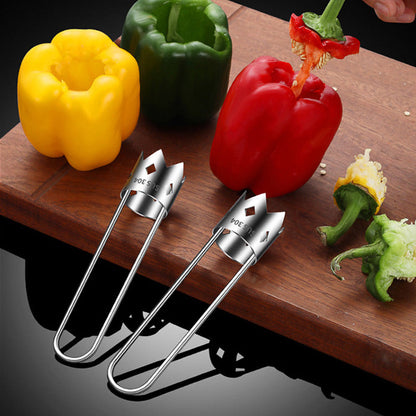 🥳💞50K+ SOLD!🍎 Stainless Steel Fruit Corer Tool – Sharp, Durable & Easy Core Removal