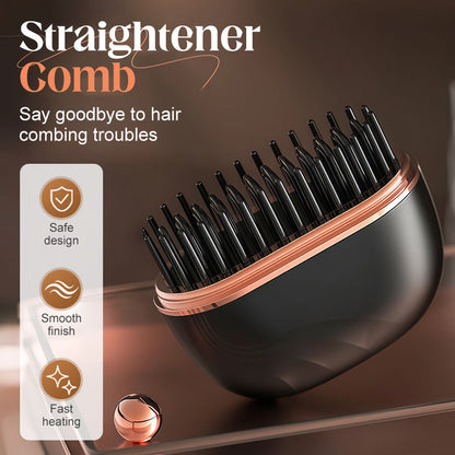 🔥Mini Cordless Hair Straightener Comb