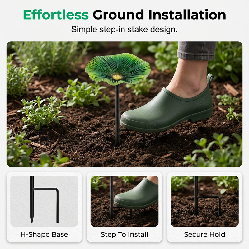 🔥50% OFF for a limited time🔥Vibrant Garden Flower Stake Bird Feeder