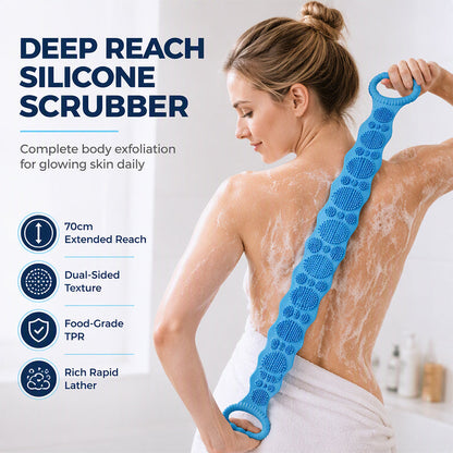 Silicone Double-Sided Bath Back Scrubber🛁