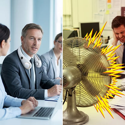 New Portable Neck Fan❄️Hands-free & Bladeless & quiet design