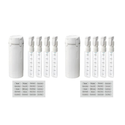 4-in-1 Leakproof Rotatable Travel Dispenser Set