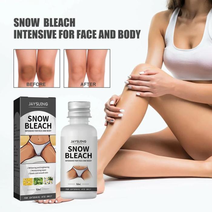 Snow Bleach Body Cream – Brightening & Deodorant for Dark Areas
